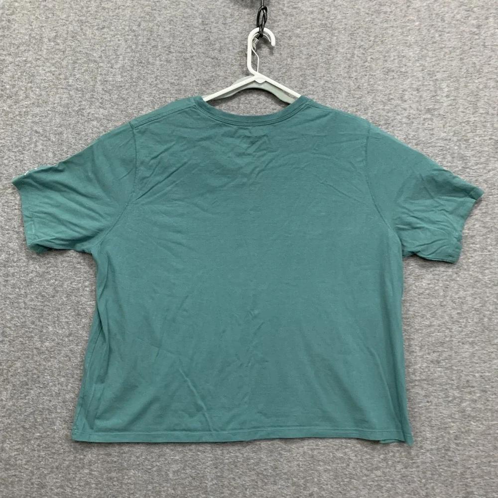 Nike Air Jordan Tee Shirt Mens 3XL‎ Flight Jumpman Logo Teal Green Short Sleeve